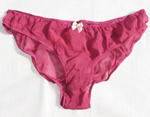 pink silk knickers