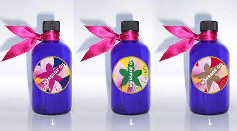 aromatherapy massage oils by Miss Lontay